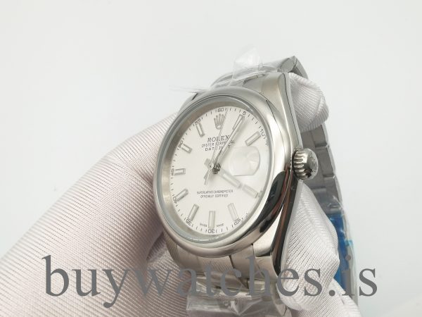 Rolex Datejust 126300 Herrreferens 41 Silver Dial Oystersteel Watch