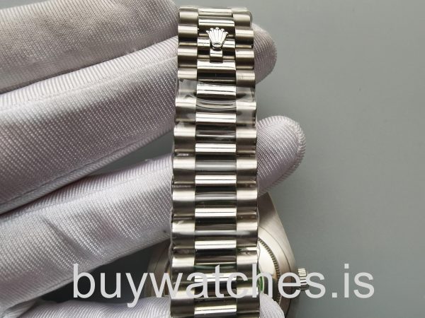 Rolex Day-Date 228239 Mens 40mm blå 18kt vitguld automatisk klocka