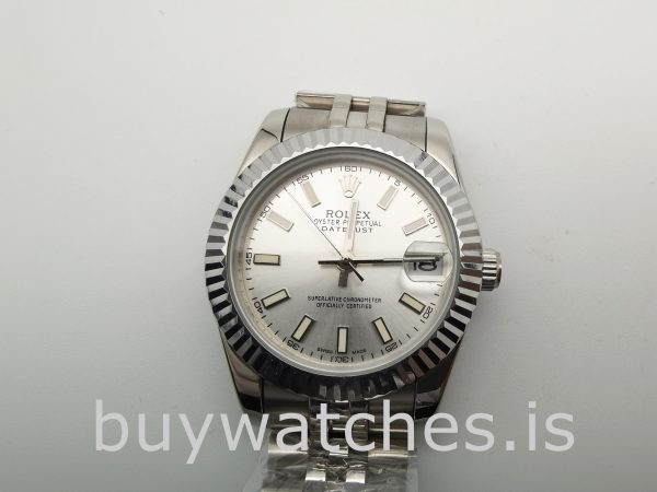 Rolex Datejust 68274 Ladies 31 mm stål silver automatisk klocka