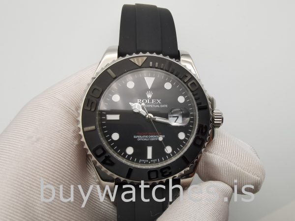 Rolex Yacht-Master 226659 Mens svart 42mm fällbar automatisk klocka