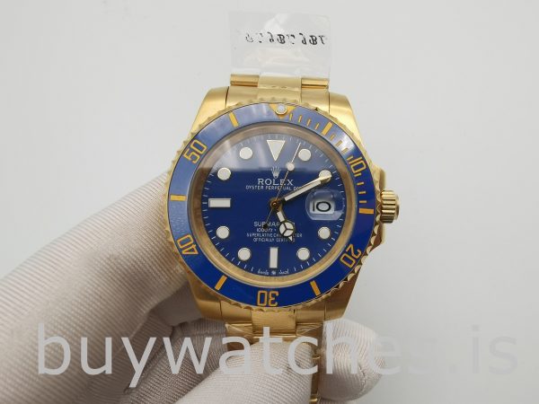 Rolex Submariner 116618LB Herrklocka 40mm Blue Dial Automatic Watch