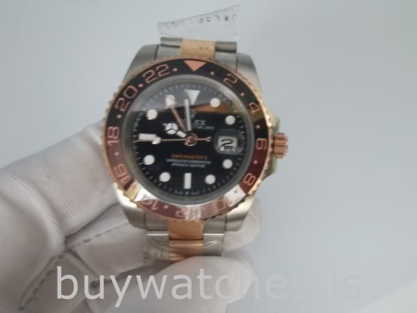 Rolex GMT-Master 126711 Mens 40mm stål svart urtavla automatisk klocka
