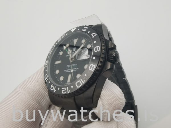 Rolex GMT Master II 116710 Svart 40mm herr stål automatisk klocka
