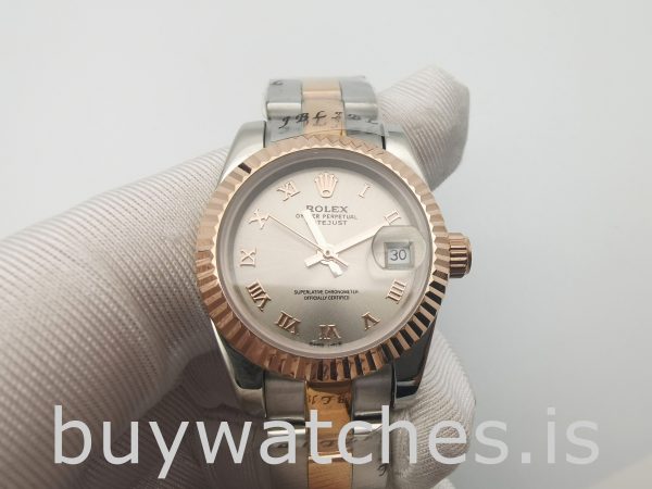 Rolex Datejust 179171 Lady Grey 26mm Steel Rose Gold Automatic Watch